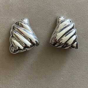 Vintage Taxco Sterling Silver Clip-on Earrings 925 Mexico
